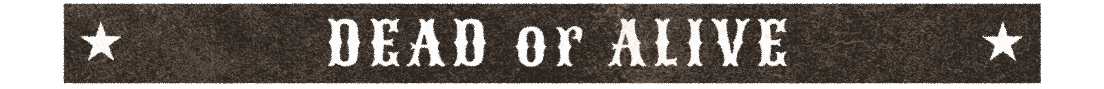 WANTEDポスター 告知（NOTICE）テキスト